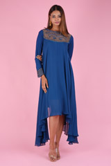 Flared Blue Dress3989 video